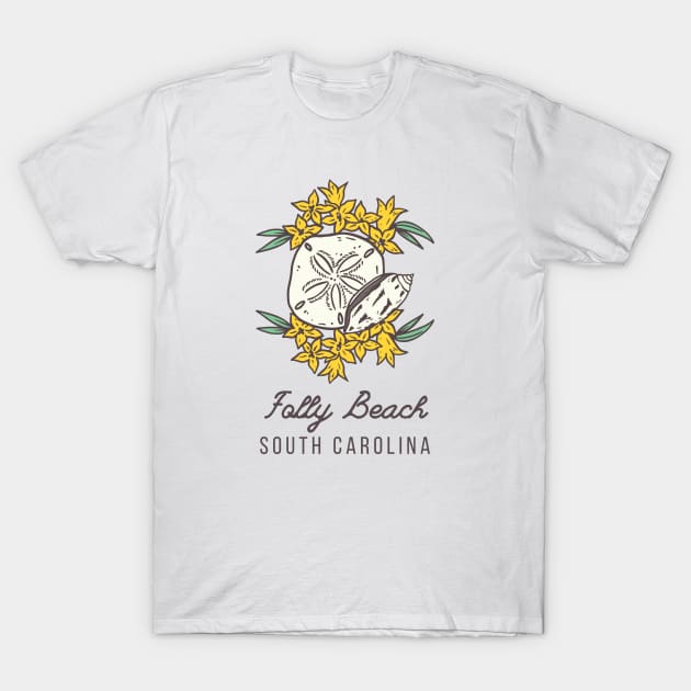 Folly Beach South Carolina SC Tourist Souvenir T-Shirt by carolinafound